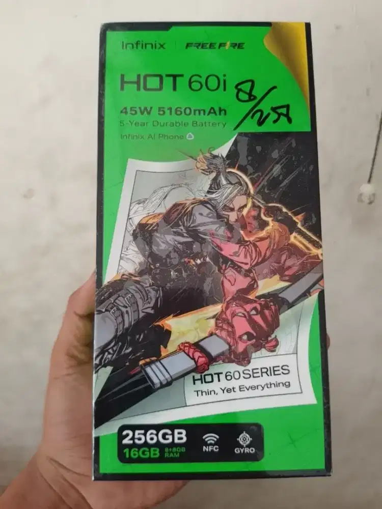 New infinix hot60i 8/256