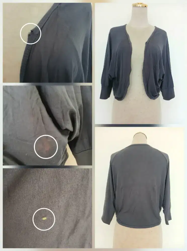 Baju luar bolero outer batwing free size, preloved
