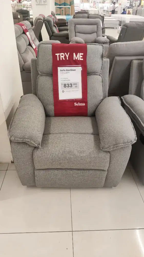 Promo Sofa Recliner 1 Set