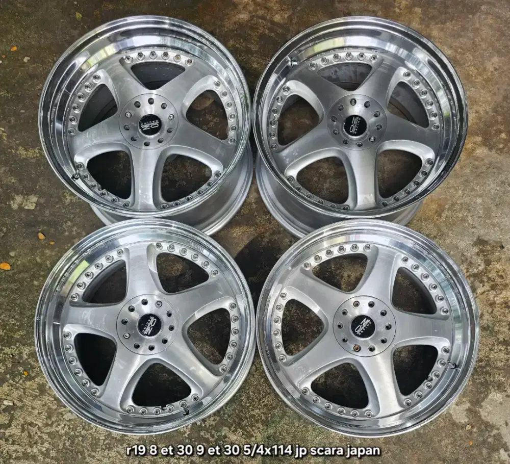 Velg ring 19 jp scara japan pcd 5/4x114 made in japan