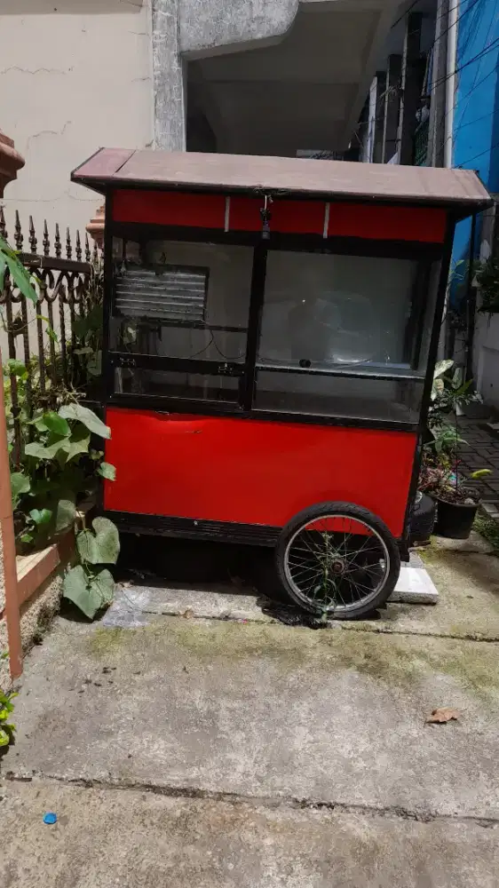 di jual gerobak usaha siap pakai