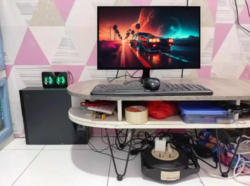 PC GAMING DESIGN + LCD + RAM 8 GB + VGA 1 GB + HD 500 GB + GAMES APP