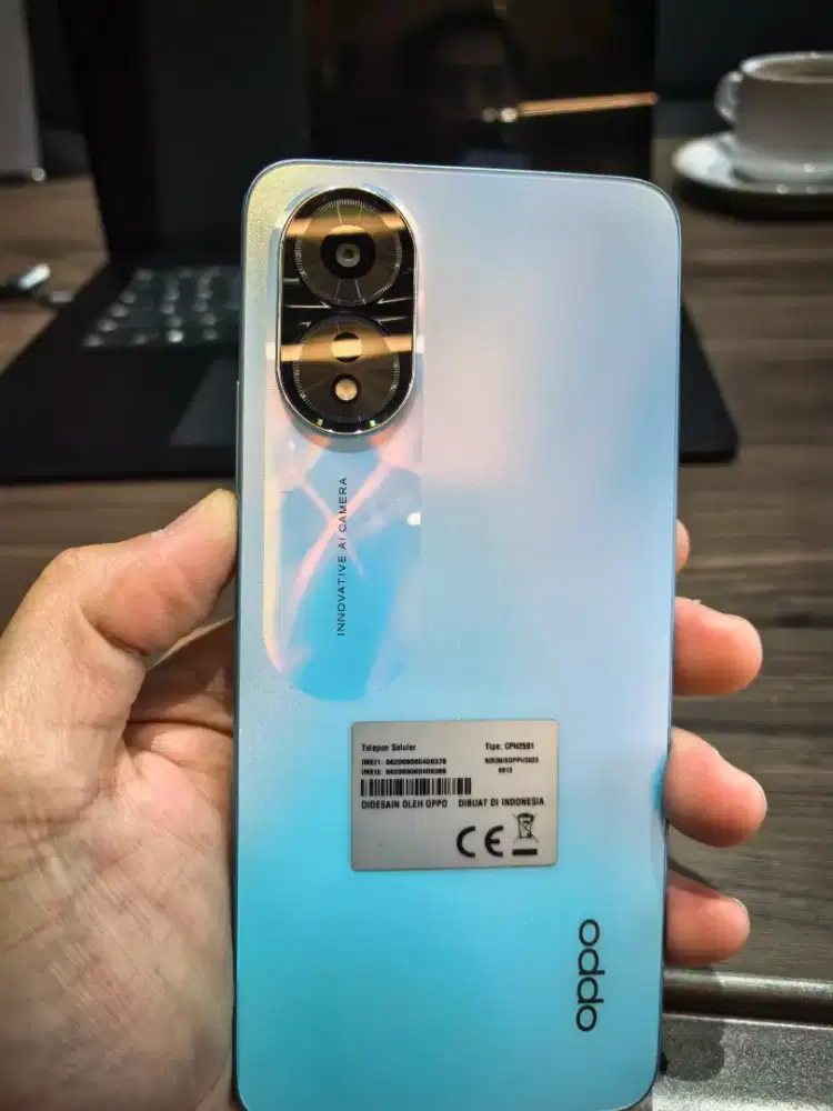 Wts OPPO A18 Biru, Batangan, Mulus