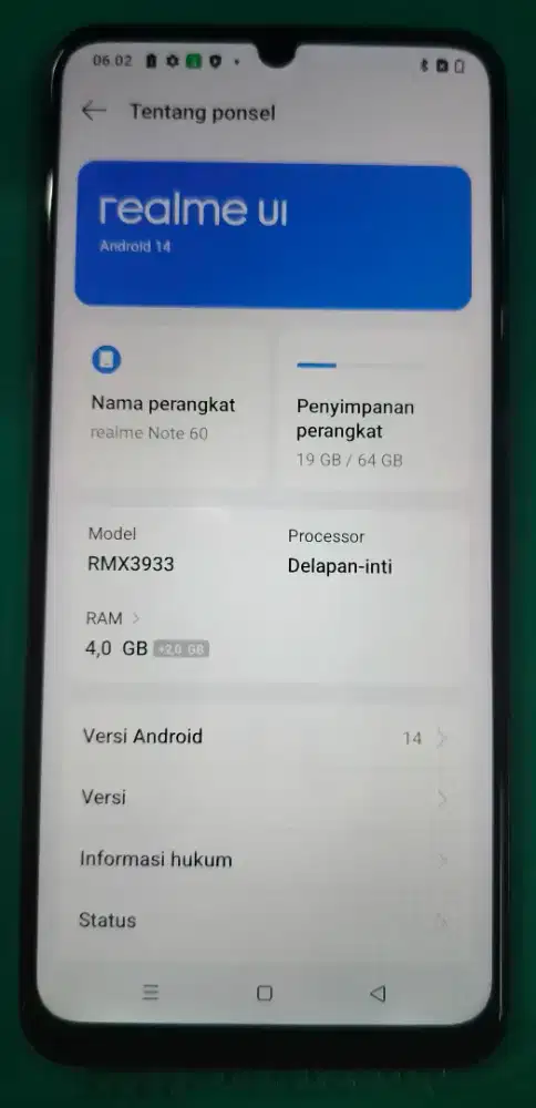 Realme Note 60 4+4/64Gb HP+DUS AJA