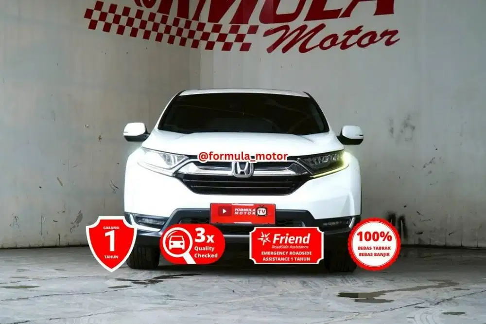 Honda CRV 1.5 Turbo Prestige CVT 2019 Putih CR-V Matic AT DP minim