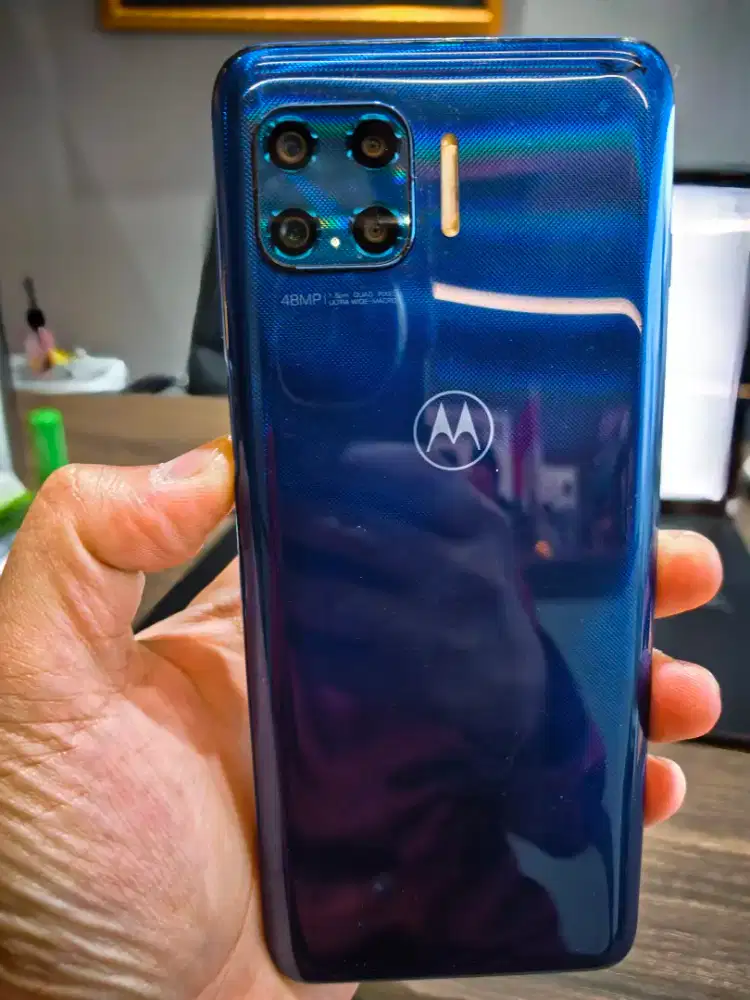 Wts Motorola Moto G 5G Plus (8 / 256), Warna Surfing Blue, Antik