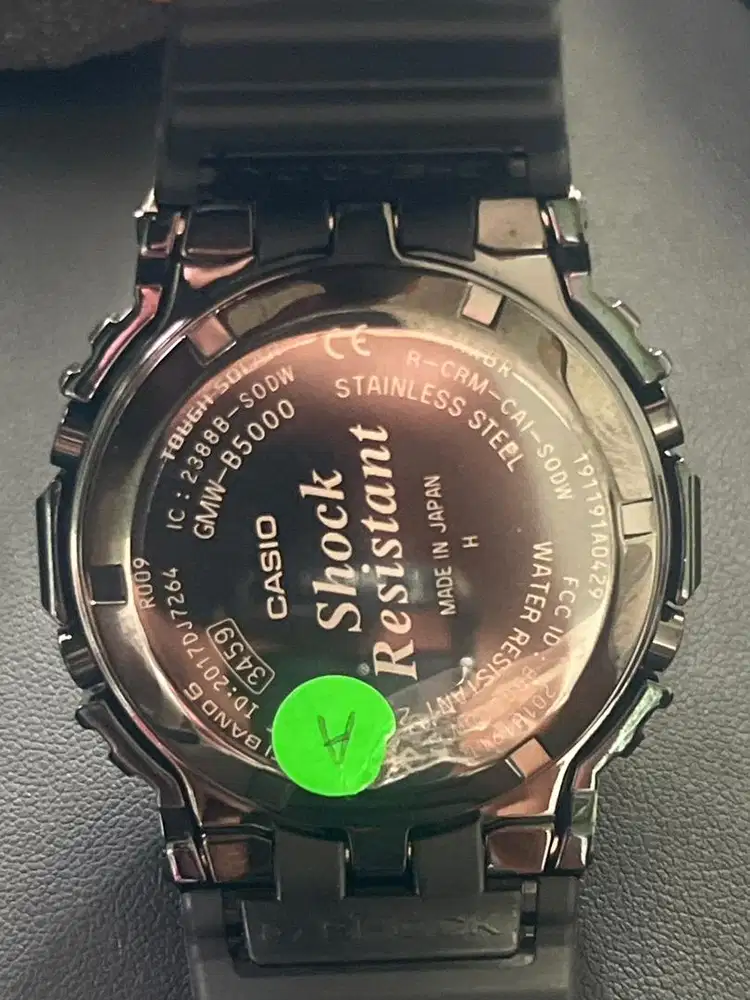 Casio G-Shock GMW-B5000G-1 (BNIB) - Black Steel