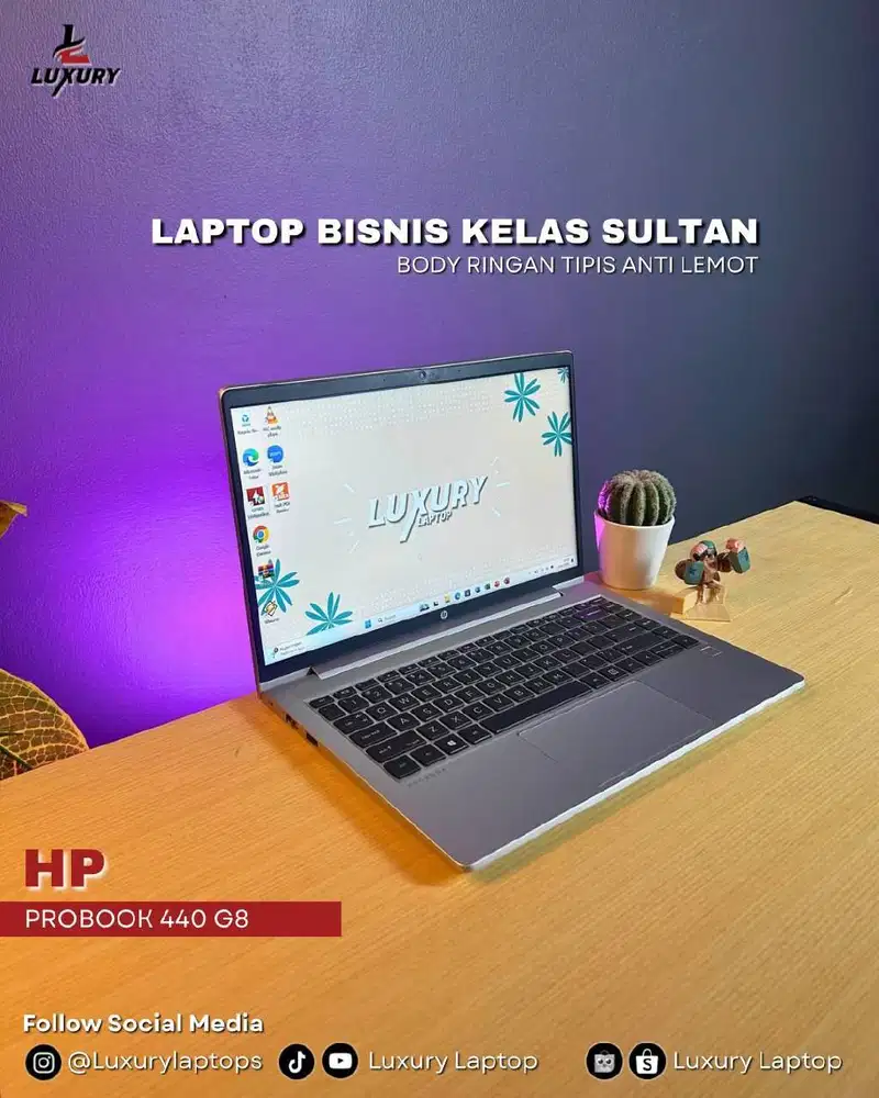 LAPTOP HP PROBOOK 440 G8 SLIM 11TH GEN CORE I5 JUAL MURAH RAM SSD BU