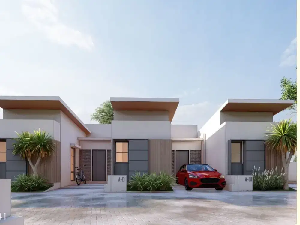 Rumah Minimalist Modern di Tanah Sareal Dekat Stasiun Cilebut Bogor