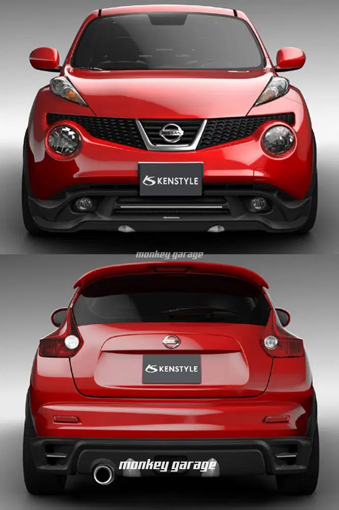 Bodykit juke kenstyle + spoiler juke r