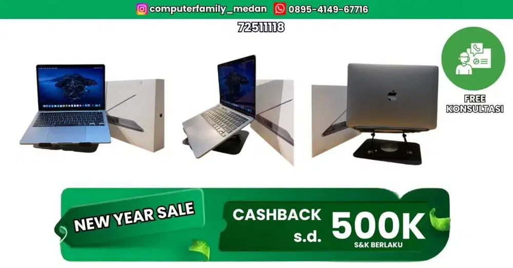 MACBOOK PRO APPLE (TOUCHBAR) 13INCHI 2020 CORE I5 8/256GB-DENT-FULLSET