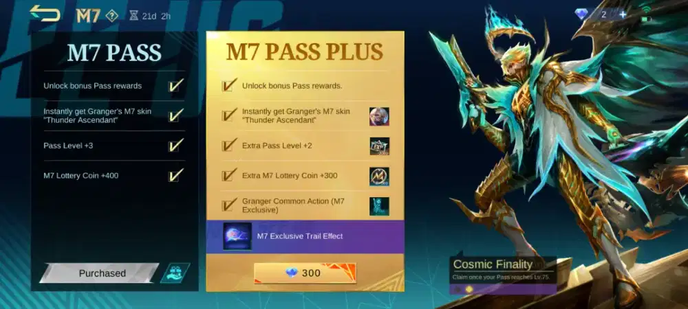 Akun ML Milik pribadi M7 pass aktif