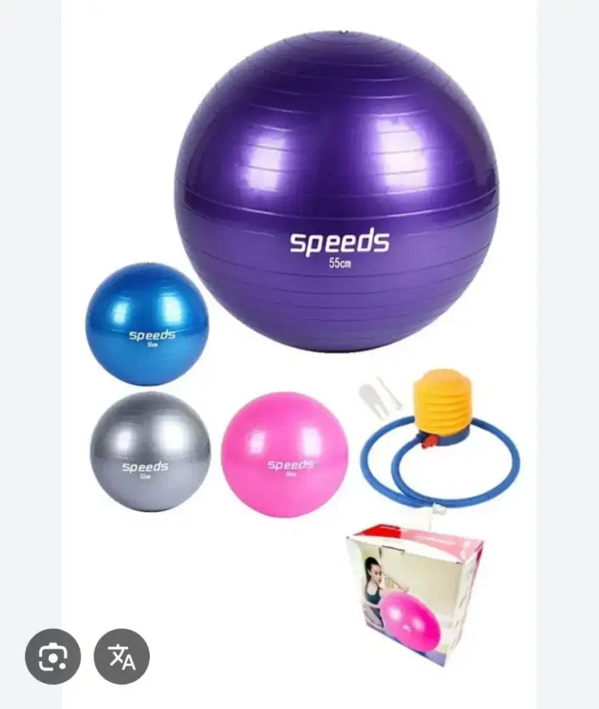 Gymball 65 cm lengkap dg pompa