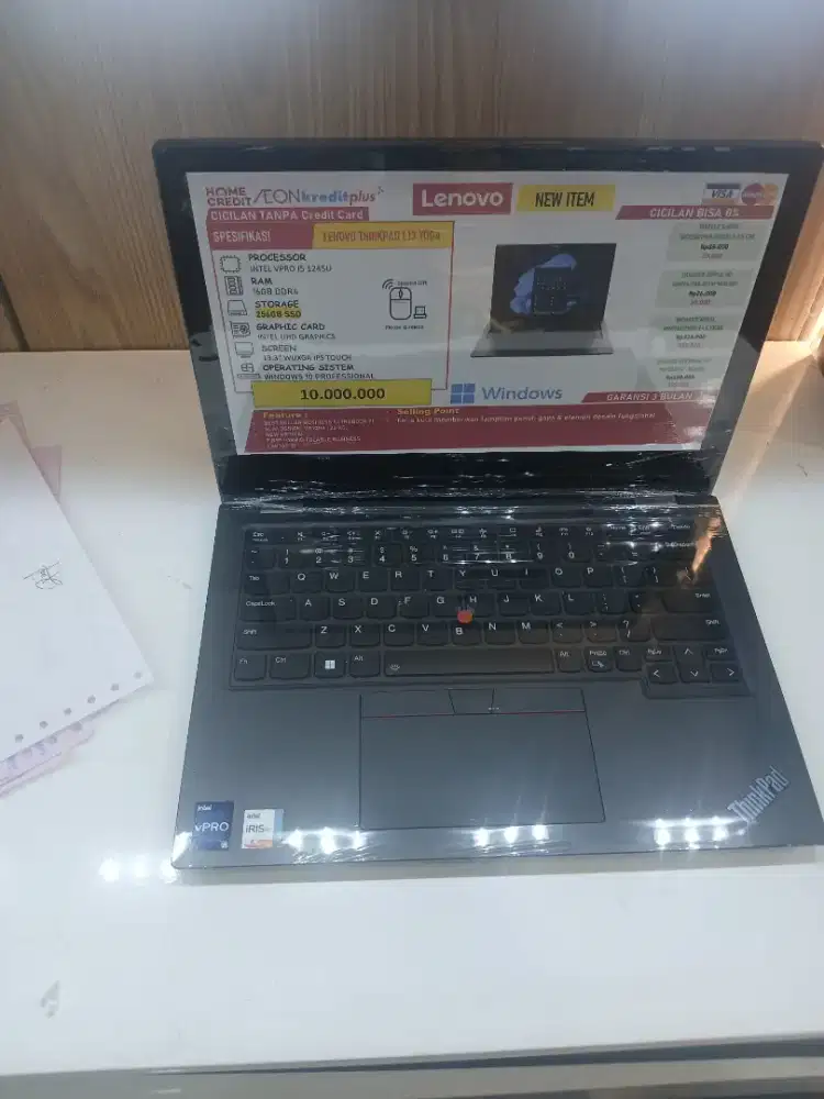 Promo cicilan Laptop Lenovo thinkpad vpro promo bunga 0% free2x
