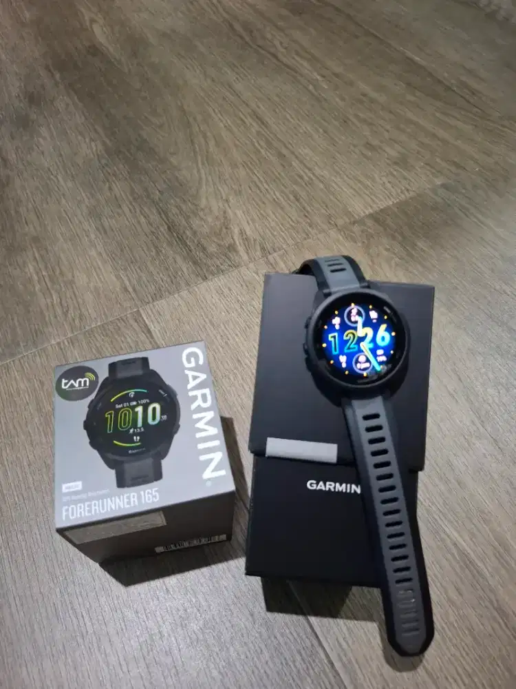 Jual Jam Garmin Forerunner 165 Black