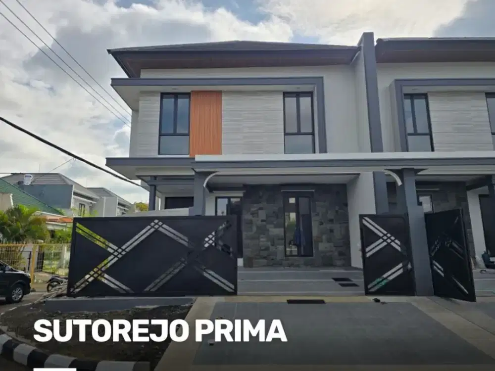 Rumah Sutorejo Prima NEW MINIMALIS ROW 3.5 MOBIL