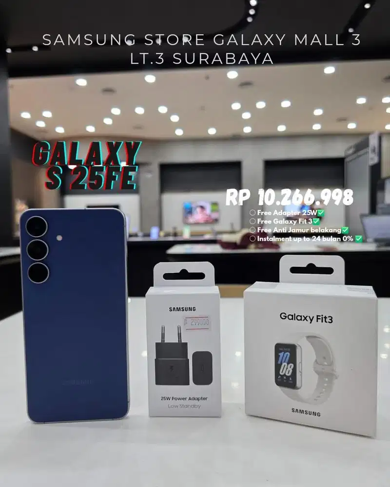 SAMSUNG GALAXY S25FE Free galaxy fit3