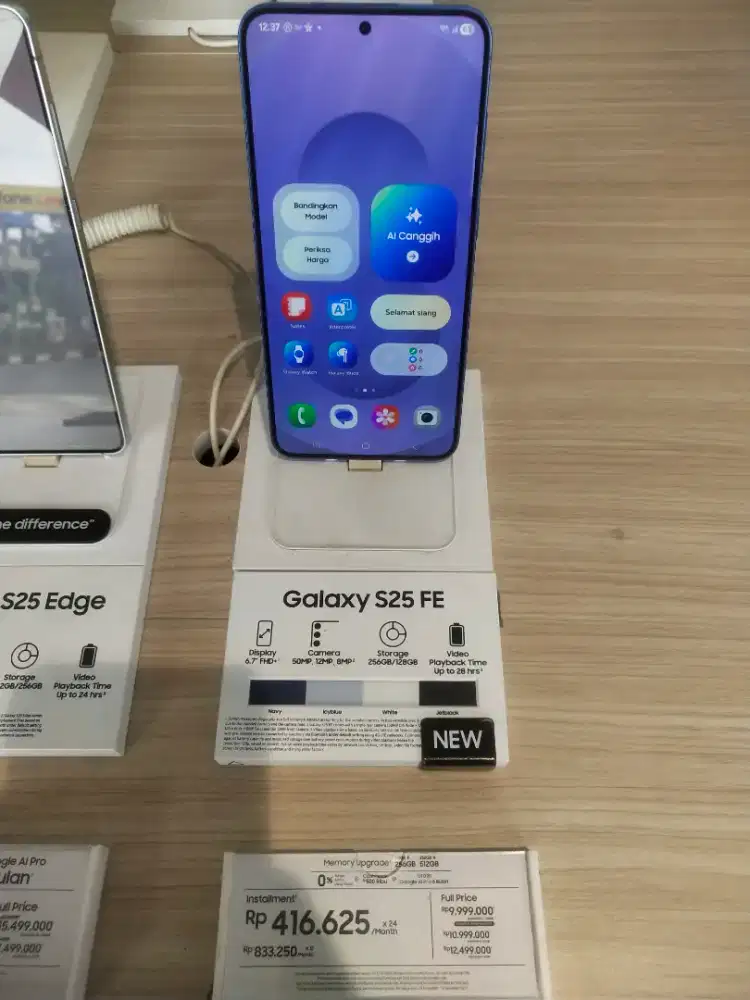 Samsung Galaxy S25 FE, Bisa cicilan pakai promo Triple Zero Homecredit