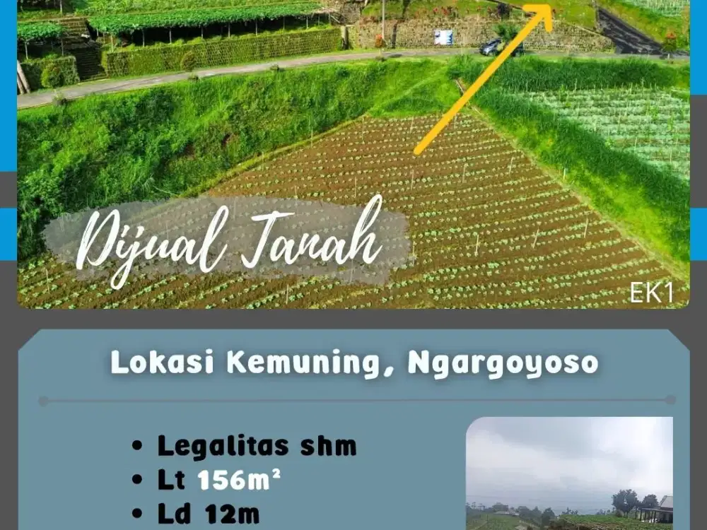 Tanah Lokasi Kemuning Karanganyar View Bagus