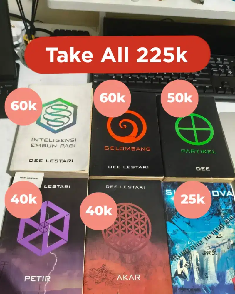 Novel Supernova Dee Lestari | Inteligensi Embun Pagi, Gelombang, Akar