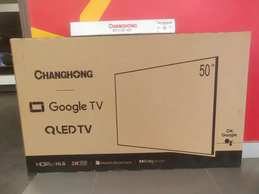 TV Changhong Google TV 50inch L50QST1 , Bisa cicilan pakai Honecredit