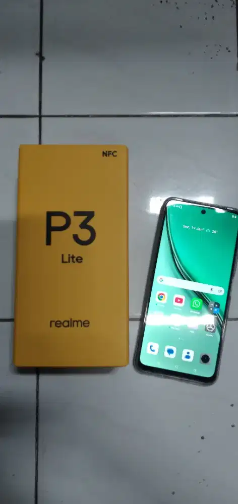 Realme P3Lite hafiah doorprize belum di pakek
