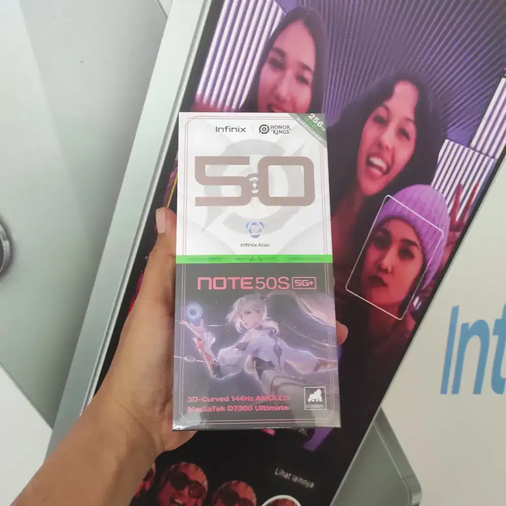 Fast respon WA Infinix Note 50s 5G 8+8/256 Garansi resmi 1thn