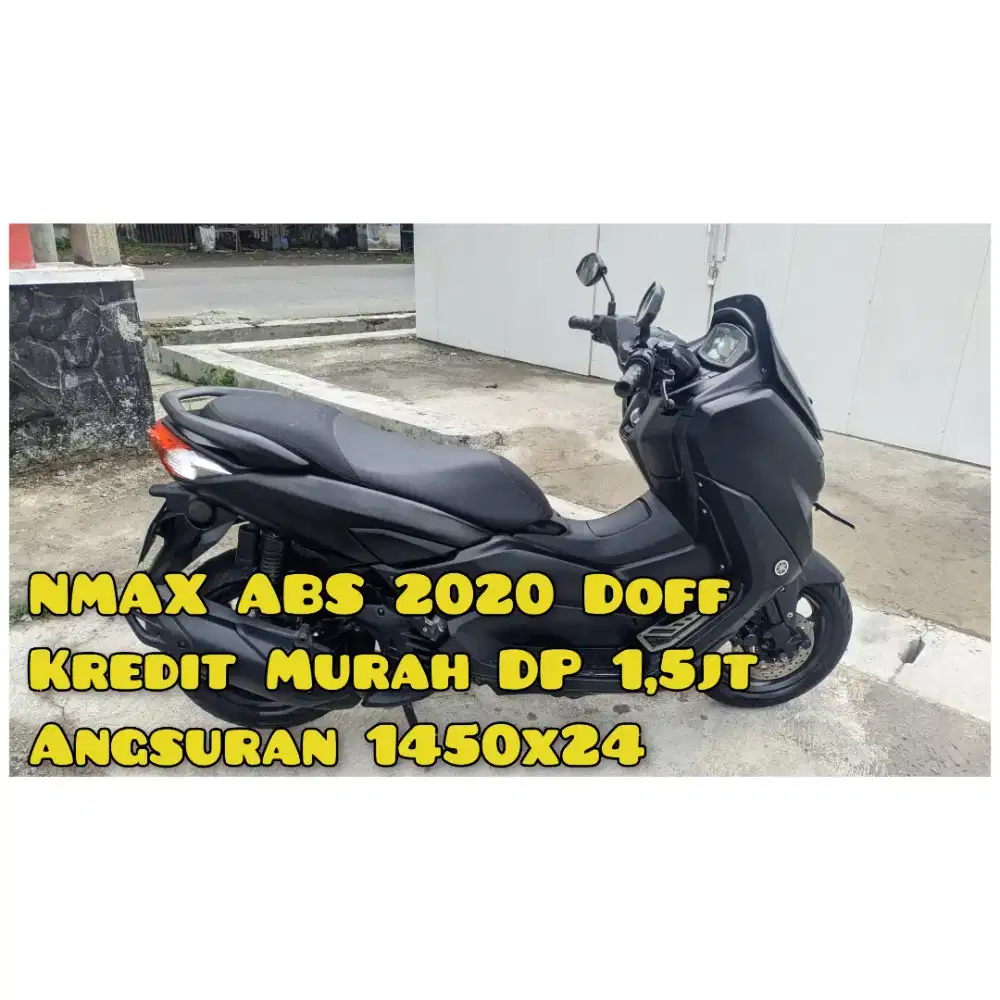 NMAX ABS Conected 2020 Hitam Doff Km40Rb