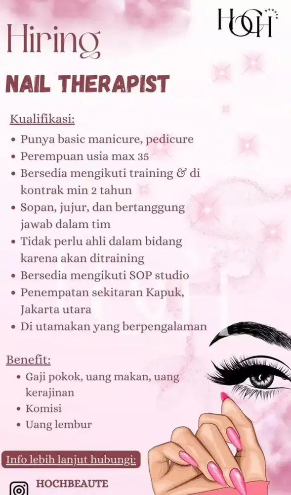 DIBUTUHKAN SEGERA NAILIST
