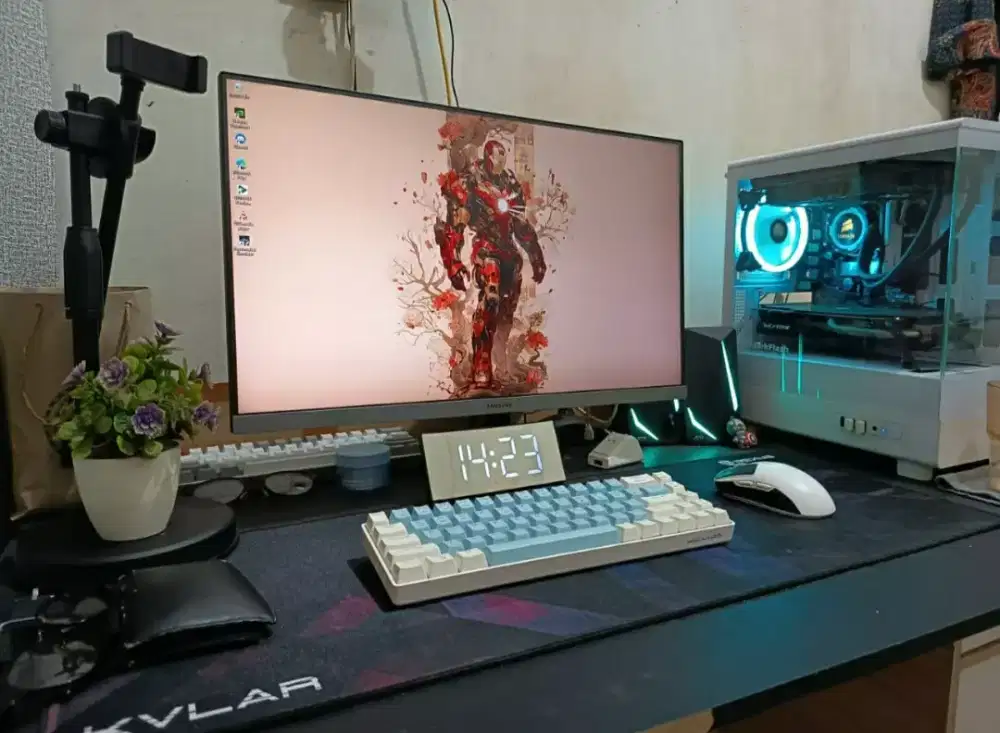 PC + Monitor ( tinggal pakai )