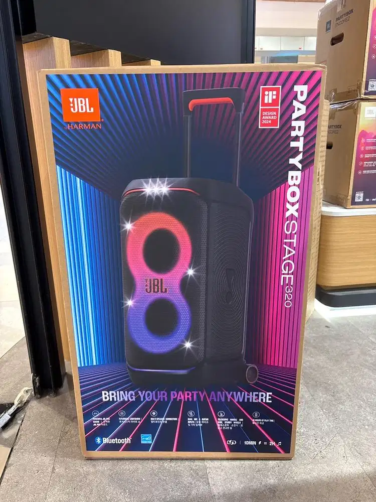 PROMO !! SPEAKER JBL PARTYBKXSTAGE 320 NEW SEGEL RESMI JBL/IMS