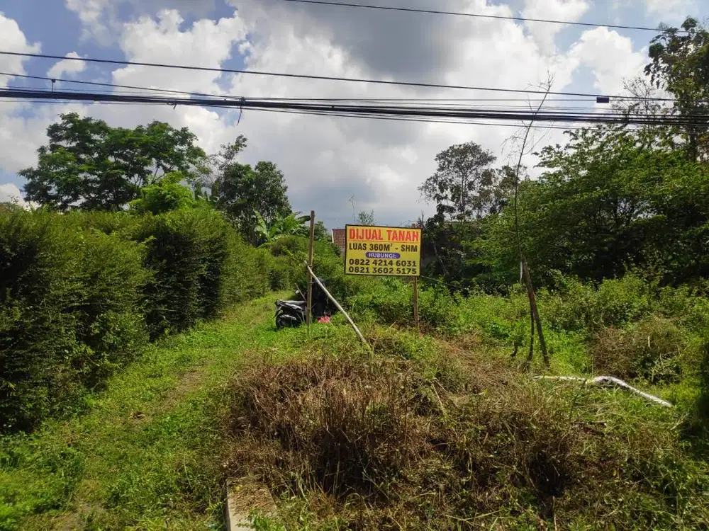 Jual tanah SHM Pinggir Jalan Raya