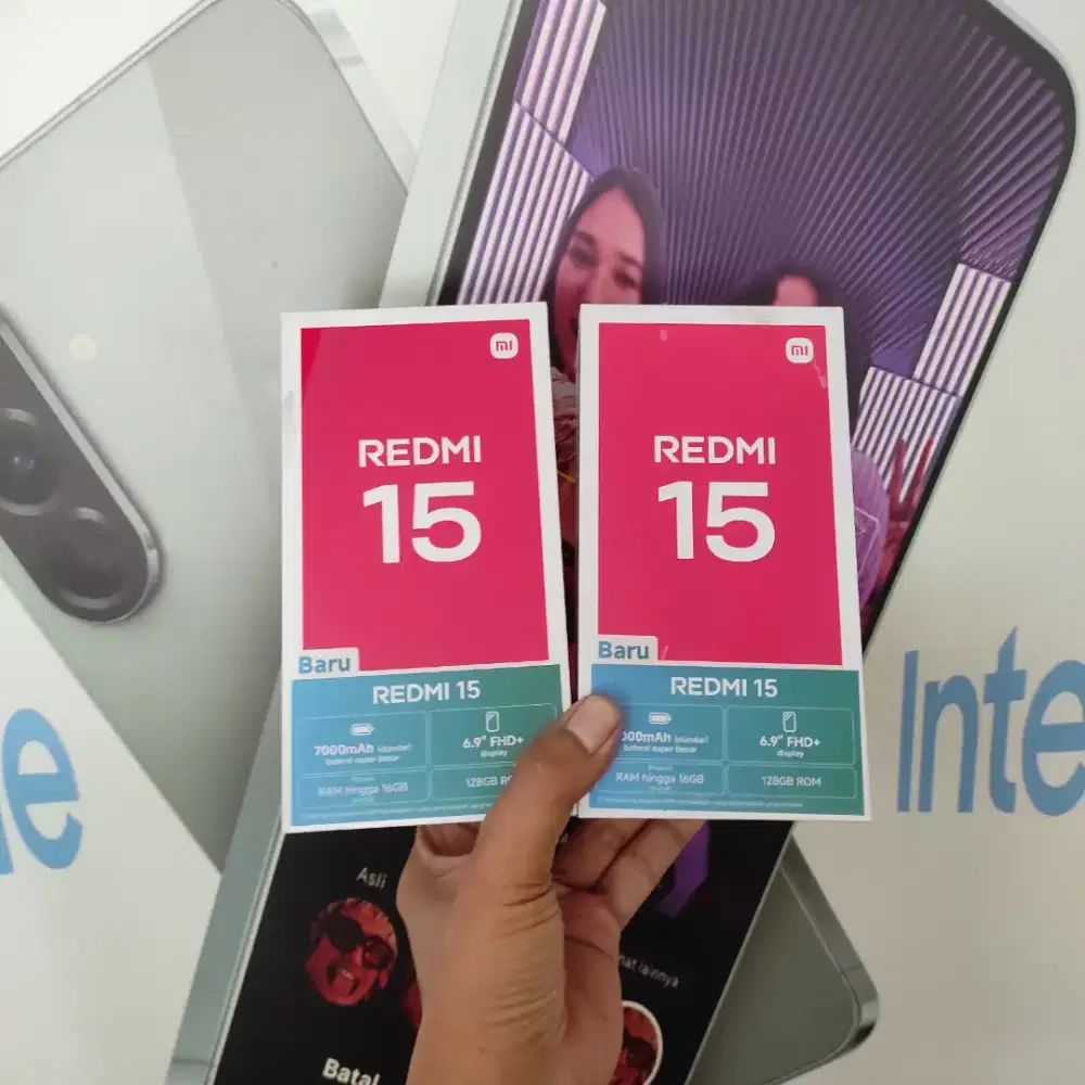 Fast respon WA Xiaomi Redmi 15 NFC 8+8/256 Garansi resmi 15bln
