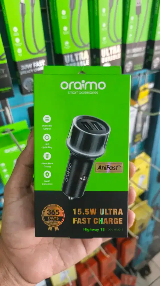 CAR CHARGER 15.5W ORAIMO OCC-1152D