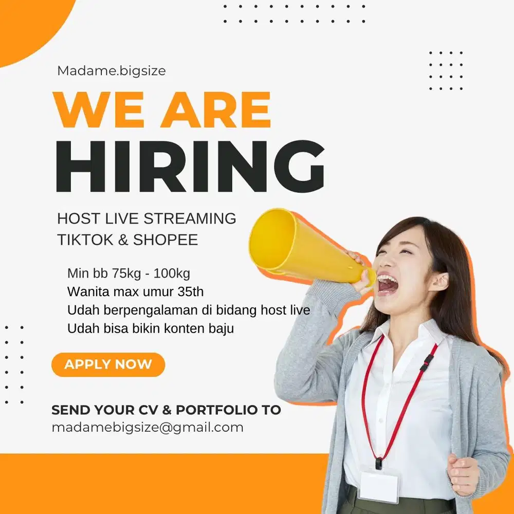 DICARI HOST BAJU JUMBO BIGSIZE WANITA. JUAL PAKAIAN FASHION BIGSIZE