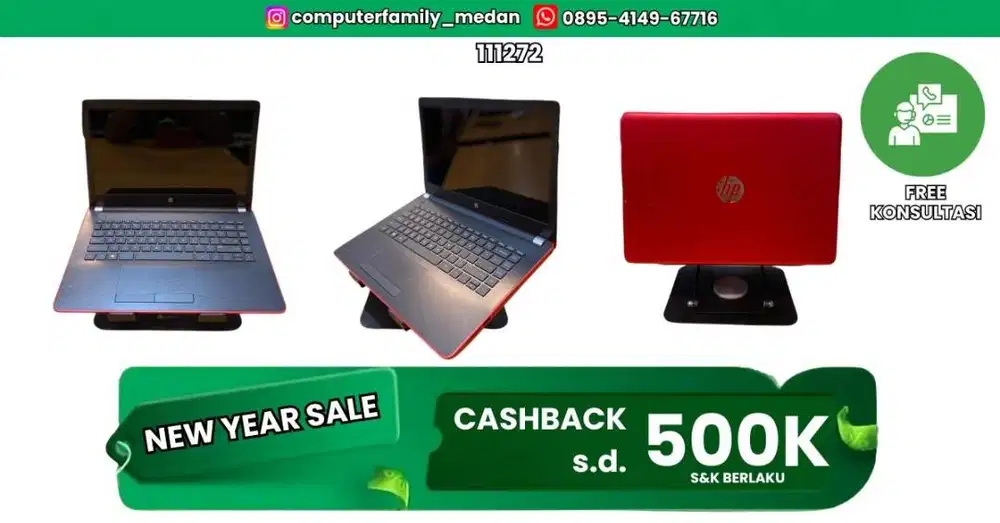 HP LAPTOP 14-BW0XX RED 14INC HD AMD A9 9420 4GB HDD 500GB