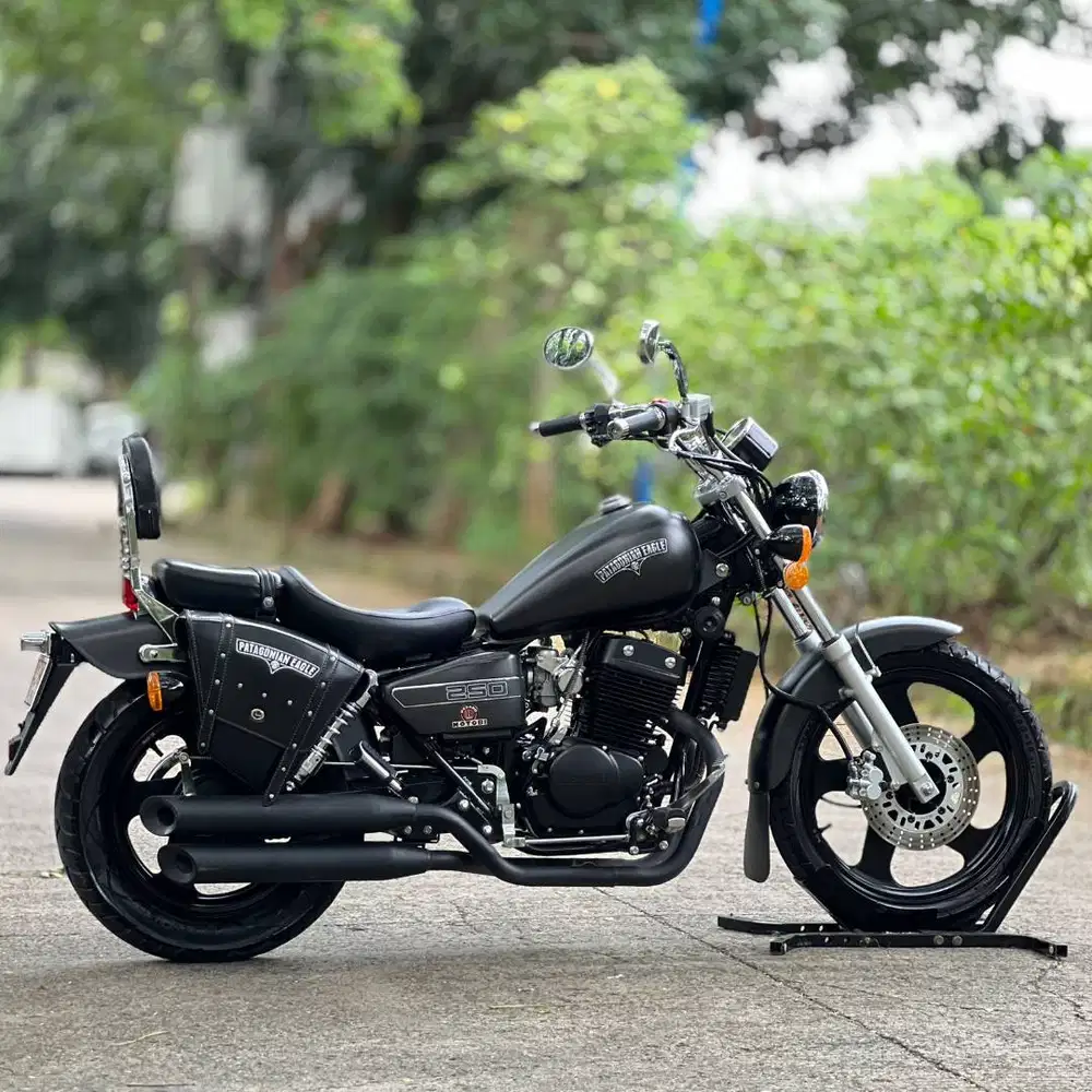 KM 5K AJA! BENELLI PATAGONIAN EAGLE 250 KARBU HITAM 2023 SIAP GAS