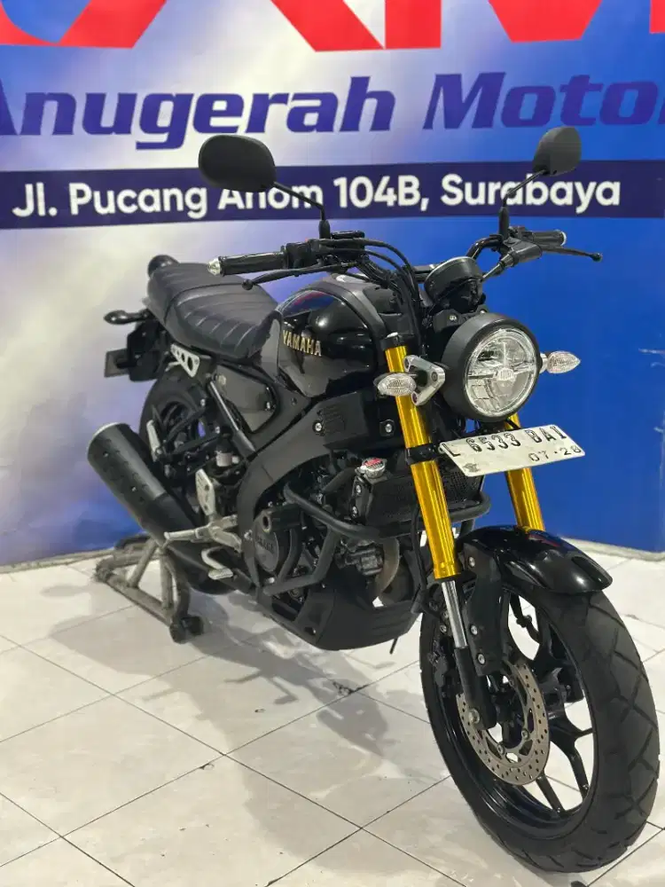 km remdah YAMAHA XSR 155 VVA TH 2023 Istimewa black