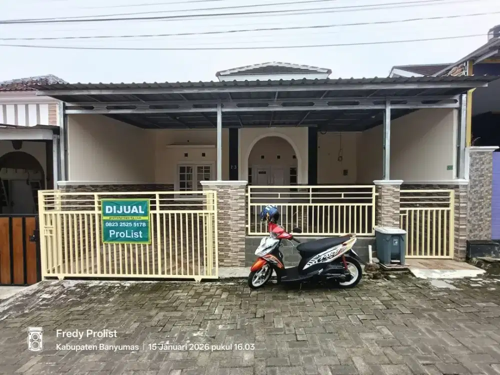 Dijual Rumah Full Renov Cocok Bagi Keluarga Muda - Perum GS Mandalatama Purwokerto
