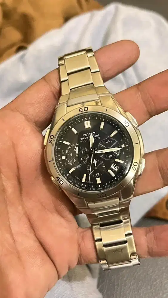 Jam tangan casio WVQ-m410 toughsolar multiband 6