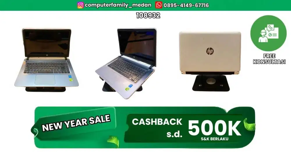 HP PAVILION NOTEBOOK I5 5200U 8GB NVIDIA 2GB HDD 1TB TOUCHSCREEN