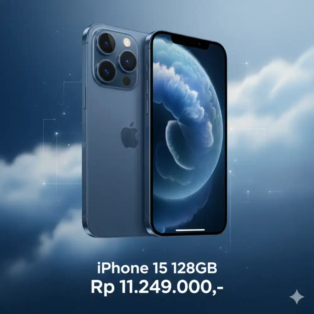 Iphone 15 blue 128gb