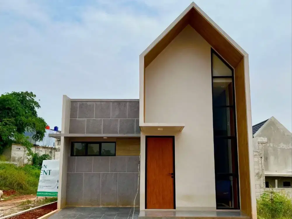 Rumah Cantik dalam Cluster Islami di Cinangka Depok Free Furniture