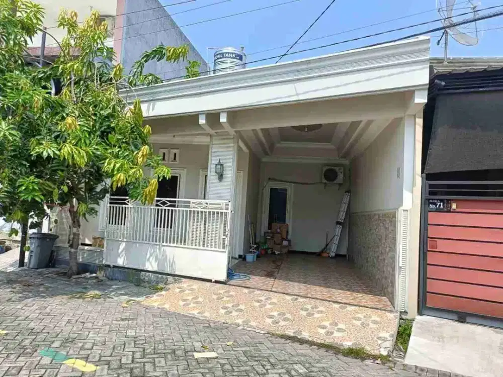 Dijual murah via lelang rumah di Jl Putra bangsa Rungkut Surabaya timur