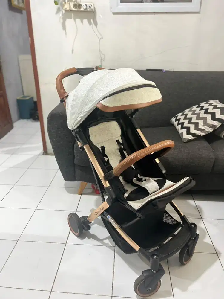 BabyDoes esmio gold stroller
