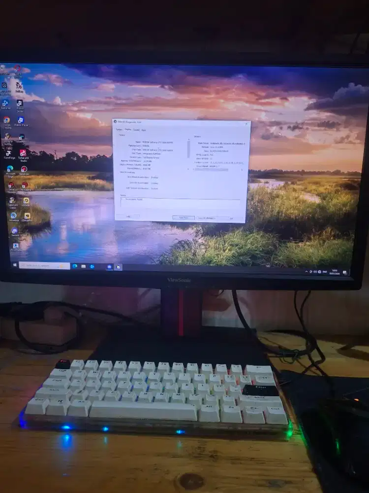 MURAH Pc Fullset Editing Pc Gaming core i5 gen 10 gtx 1660 super 6GB