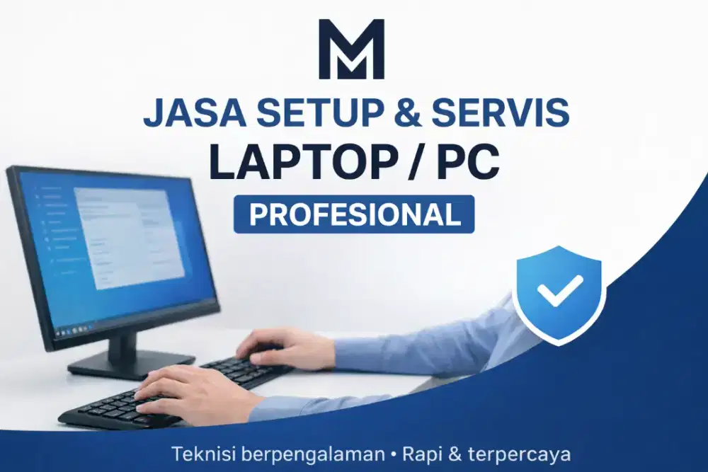 Jasa Service & Setup Pengaturan Laptop / Komputer PC Desktop
