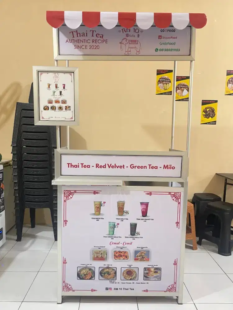 Meja Booth Portable (Bongkar Pasang)