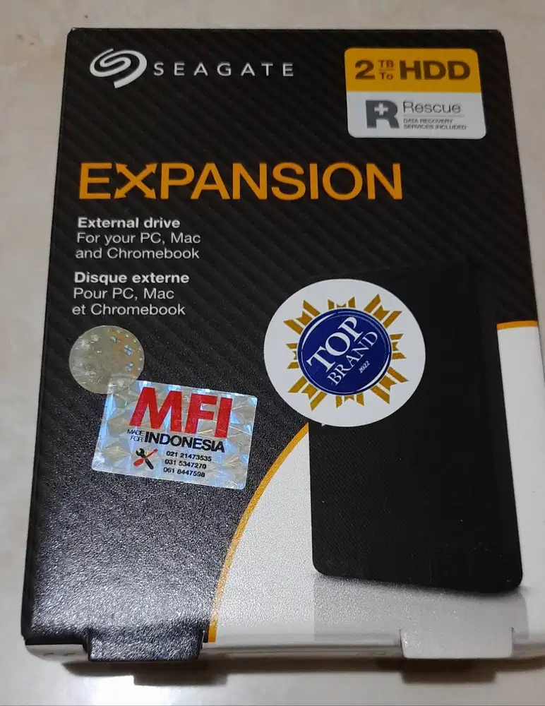 HDD Seagate expansion 2TB  MSI