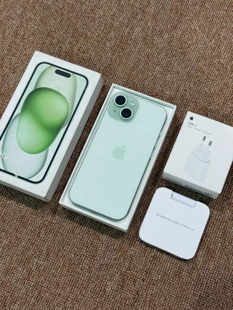 Iphone 15 128gb ibox garansi on fullset